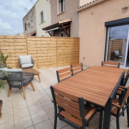 Belle Climatisee Avec Wifi, 2 Et Jolie Terrasse Amenagee, A 3km De La A Lxchard7 * Portiragnes