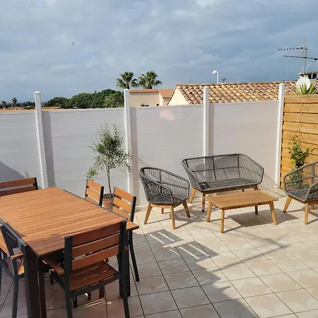 Belle Climatisee Avec Wifi, 2 Et Jolie Terrasse Amenagee, A 3km De La A Lxchard7 * Portiragnes
