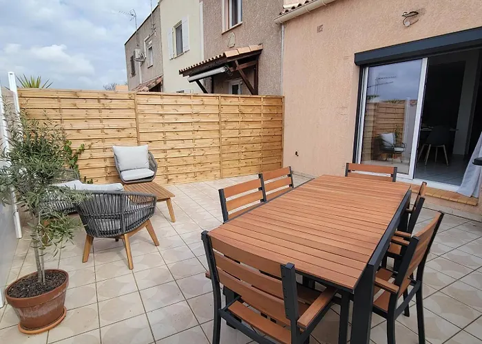 Belle Climatisee Avec Wifi, 2 Et Jolie Terrasse Amenagee, A 3km De La A Lxchard7 * Portiragnes
