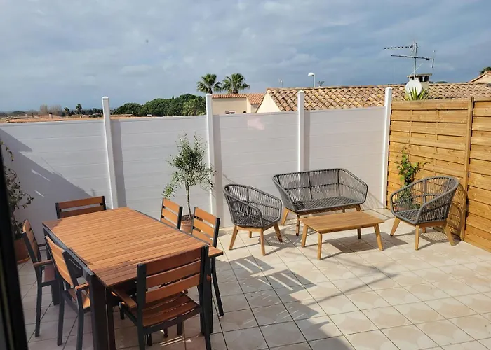 Belle Climatisee Avec Wifi, 2 Et Jolie Terrasse Amenagee, A 3km De La A Lxchard7 * Portiragnes