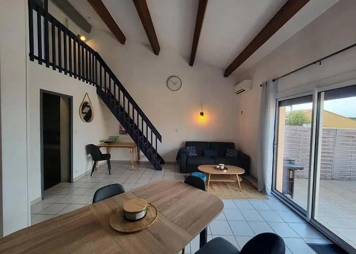 Belle Climatisee Avec Wifi, 2 Et Jolie Terrasse Amenagee, A 3km De La A Lxchard7 * Portiragnes